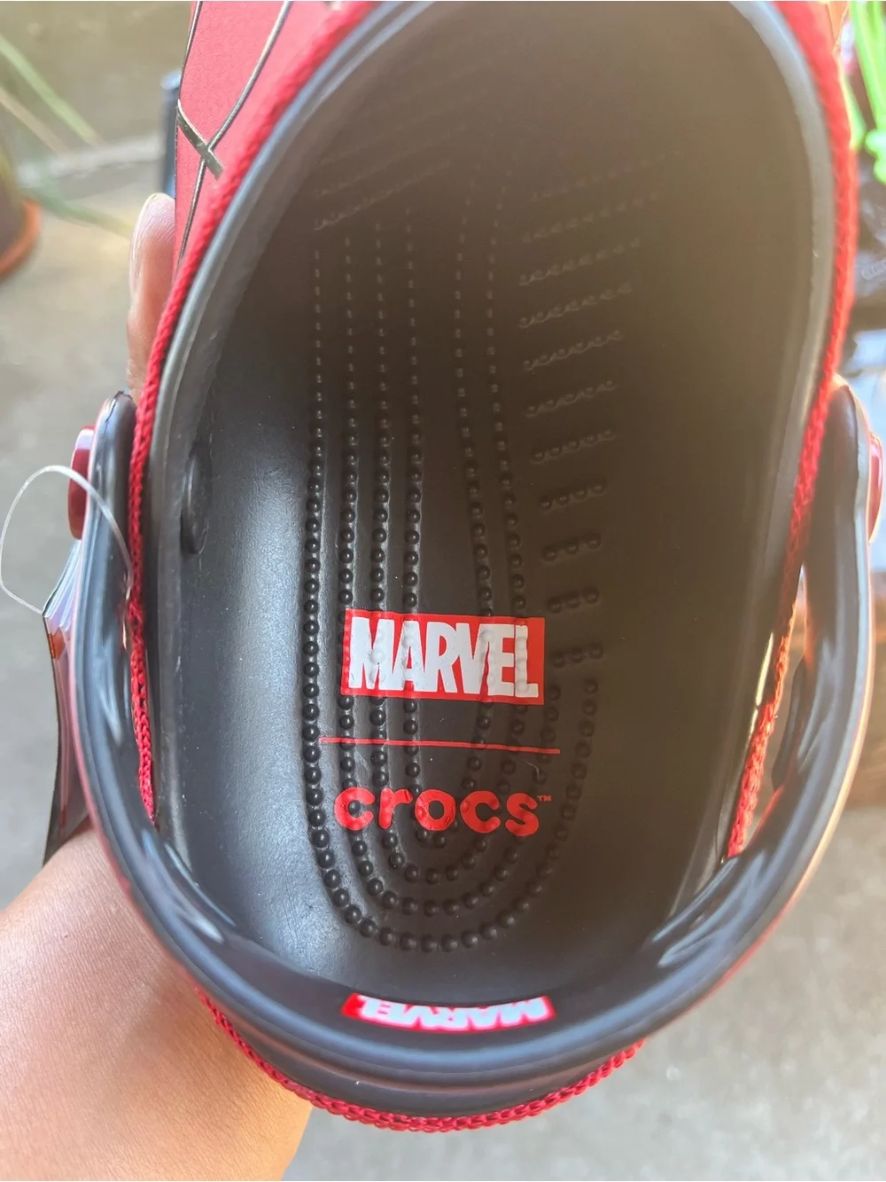 Crocs Classic Clog Marvel Spider-Man Neo 211489-90H Size 4-Men Size 6-Women